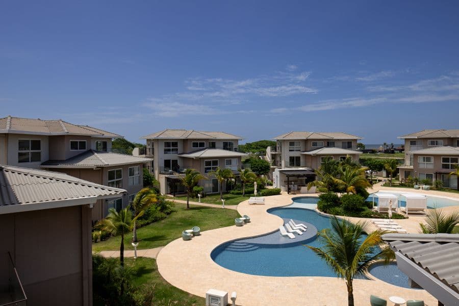 Vista a la Piscina 3 Hab. Penthouse · Terraza · BM6-2A