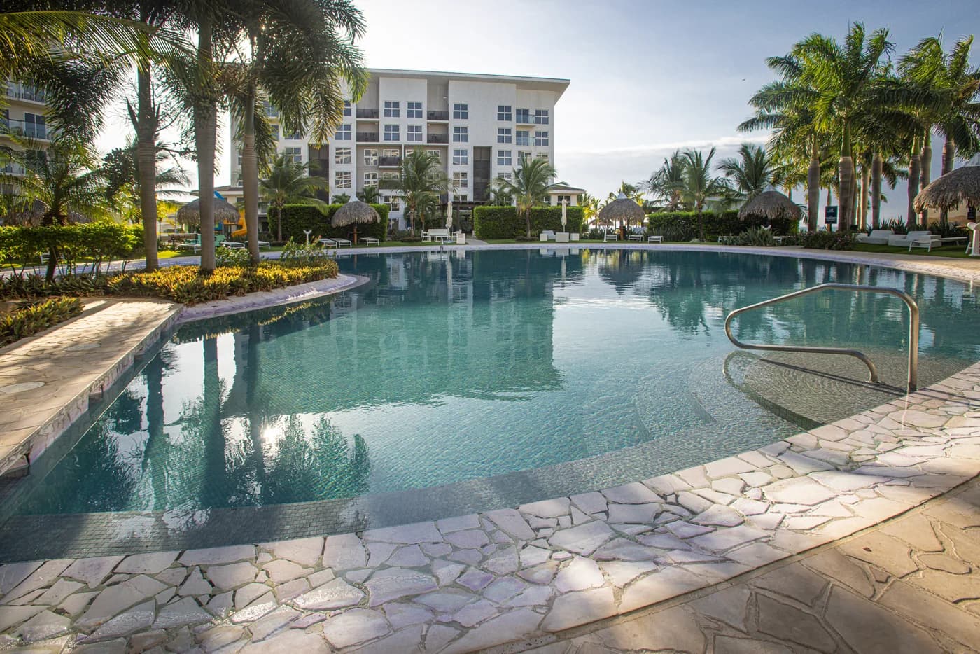Ventanas del Mar at Playa Caracol: buildings and pool